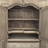 18th Century Liégeois Régence Period Stripped Oak Linen Press