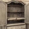 18th Century Liégeois Régence Period Stripped Oak Linen Press