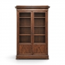 19th Century French Louis Philippe Mahogany Bookcase with Glazed Doors