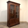 19th Century French Louis Philippe Mahogany Bookcase with Glazed Doors