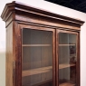 19th Century French Louis Philippe Mahogany Bookcase with Glazed Doors
