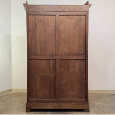 19th Century French Louis Philippe Mahogany Bookcase with Glazed Doors