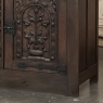 French Gothic Revival Oak Coffer Buffet with Iron Hardware
