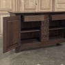 French Gothic Revival Oak Coffer Buffet with Iron Hardware