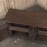 French Gothic Revival Oak Coffer Buffet with Iron Hardware