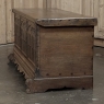 19th Century Gothic Revival Carved Oak Trunk with Hand-Forged Ironwork