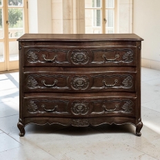 19th Century Country French Commode ~ Chest of Drawers