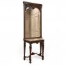 19th Century French Louis XIV Marble Top Console with Mirror