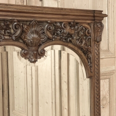 19th Century French Louis XIV Marble Top Console with Mirror