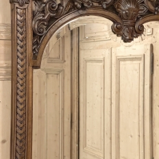 19th Century French Louis XIV Marble Top Console with Mirror