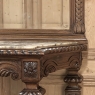 19th Century French Louis XIV Marble Top Console with Mirror