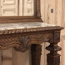 19th Century French Louis XIV Marble Top Console with Mirror