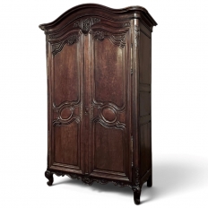 18th Century French Louis XVI Period Mahogany Armoire