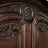 18th Century French Louis XVI Period Mahogany Armoire