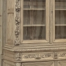 19th Century French Renaissance Hunt Stripped Oak Bookcase