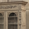 19th Century French Renaissance Hunt Stripped Oak Bookcase