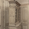 19th Century French Renaissance Hunt Stripped Oak Bookcase