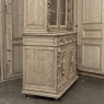 19th Century French Renaissance Hunt Stripped Oak Bookcase