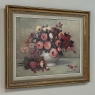 Dutch Still Life of Garden Roses in an Ironstone Tureen by L. Snijders, Dated 1973