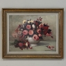 Dutch Still Life of Garden Roses in an Ironstone Tureen by L. Snijders, Dated 1973
