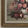 Dutch Still Life of Garden Roses in an Ironstone Tureen by L. Snijders, Dated 1973