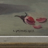 Dutch Still Life of Garden Roses in an Ironstone Tureen by L. Snijders, Dated 1973