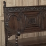 19th Century Dutch Carved Oak Renaissance Revival Bench