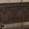 19th Century Dutch Carved Oak Renaissance Revival Bench