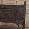 19th Century Dutch Carved Oak Renaissance Revival Bench