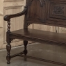 19th Century Dutch Carved Oak Renaissance Revival Bench