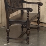 19th Century Dutch Carved Oak Renaissance Revival Bench