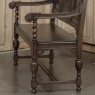 19th Century Dutch Carved Oak Renaissance Revival Bench