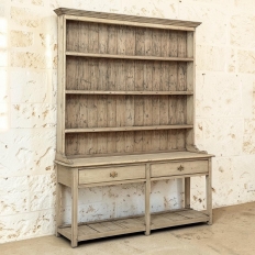 18th Century English Country Stripped Pine Dresser