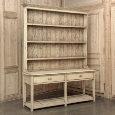 18th Century English Country Stripped Pine Dresser