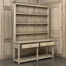 18th Century English Country Stripped Pine Dresser