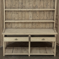 18th Century English Country Stripped Pine Dresser