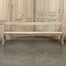 19th Century Gothic Revival Stripped Oak Church Bench