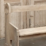 19th Century Gothic Revival Stripped Oak Church Bench