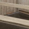 19th Century Gothic Revival Stripped Oak Church Bench
