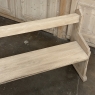 19th Century Gothic Revival Stripped Oak Church Bench
