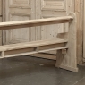 19th Century Gothic Revival Stripped Oak Church Bench