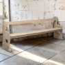 19th Century Gothic Revival Stripped Oak Church Bench