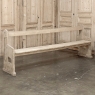 19th Century Gothic Revival Stripped Oak Church Bench