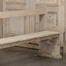 19th Century Gothic Revival Stripped Oak Church Bench