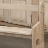 19th Century Gothic Revival Stripped Oak Church Bench
