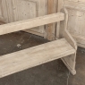 19th Century Gothic Revival Stripped Oak Church Bench