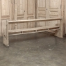 19th Century Gothic Revival Stripped Oak Church Bench