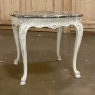 19th Century French Regence Painted Marble Top Table