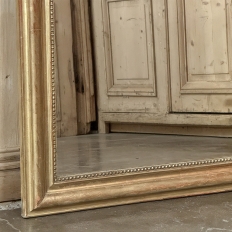 19th Century French Louis XVI Giltwood Mirror with Lovebirds