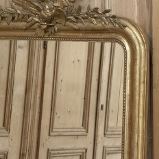 19th Century French Louis XVI Giltwood Mirror with Lovebirds